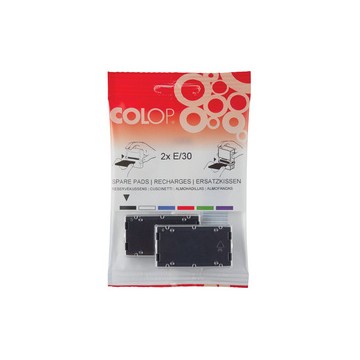 COLOP Encreur de rechange E/50/1, noir, pack/2