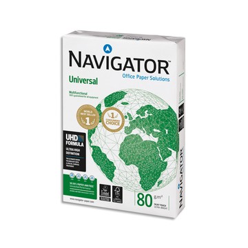 NAVIGATOR Ramette 500 feuilles papier extra Blanc Navigator Universal A4 80G