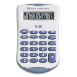 TEX CALCUL POCHE TI-501 501/TBL/11E1