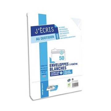 GPV PAQ/50 ENV DL BLC 80G SILI 517