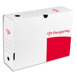 PRG BOITE ARCHIVE AUTO D10CM ROUGE/BLANC