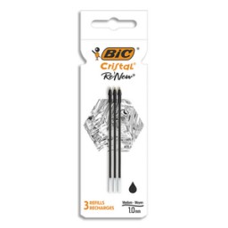 BIC BLS/3 RECHARGE CRISTALRENEW N 503839