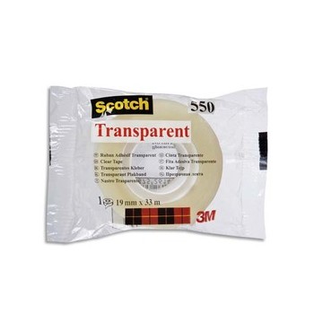 SCO RUBAN ADH TRSP 550 19X33 23195