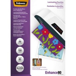 FEL B/100 POCHETT A4 DOS ADH 80M 5302202