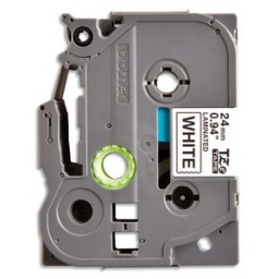 BRO RUBAN LAMI 24MMX8M NR/BLANC TZE251