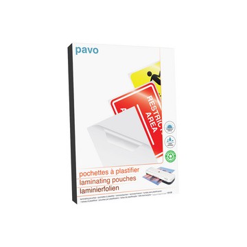 PAV B/100 POCH A PLAS A4 2X125MIC 900138